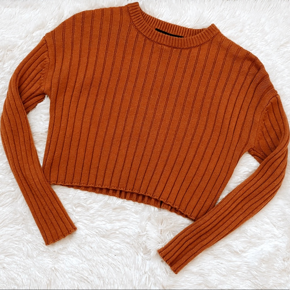 Ribbed Boxy Sweater